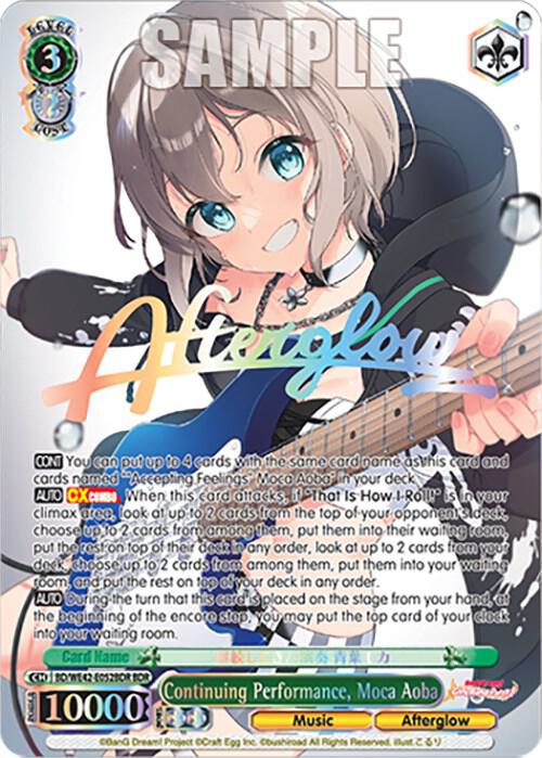 Continuing Performance, Moca Aoba (BDR) - [BanG Dream! Girls Band Party! Countdown Collection Premium Booster] | Gear Gaming Fayetteville