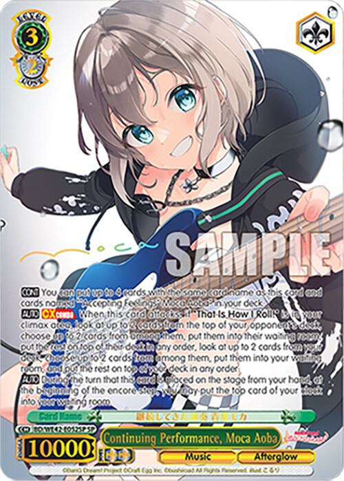 Continuing Performance, Moca Aoba (SP) - [BanG Dream! Girls Band Party! Countdown Collection Premium Booster] | Gear Gaming Fayetteville