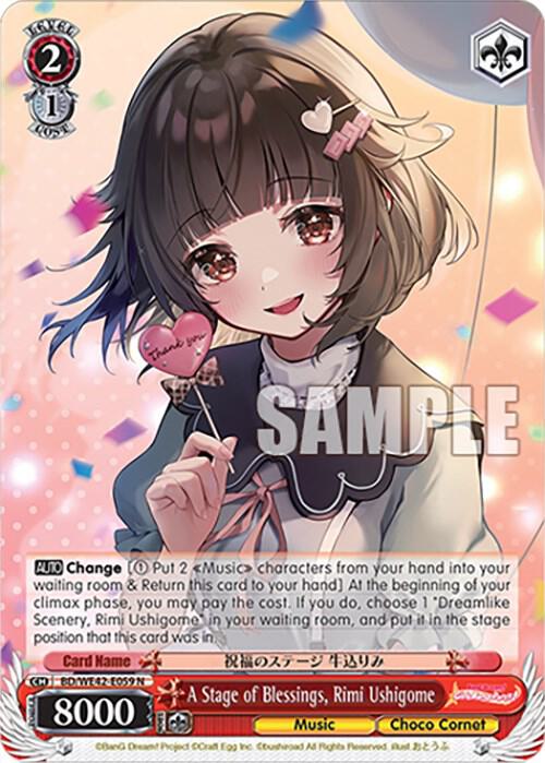 A Stage of Blessings, Rimi Ushigome - [BanG Dream! Girls Band Party! Countdown Collection Premium Booster] | Gear Gaming Fayetteville