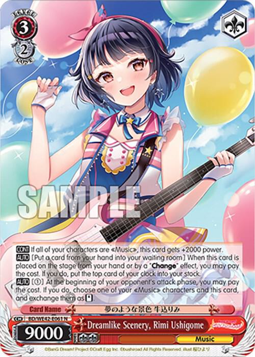 Dreamlike Scenery, Rimi Ushigome - [BanG Dream! Girls Band Party! Countdown Collection Premium Booster] | Gear Gaming Fayetteville
