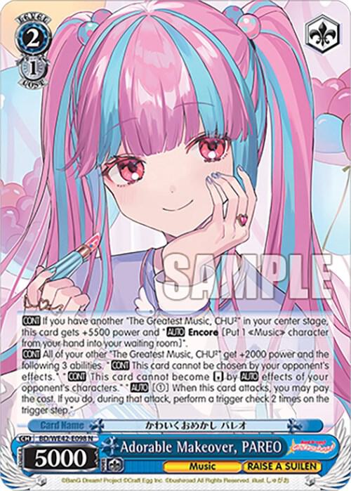 Adorable Makeover, PAREO - [BanG Dream! Girls Band Party! Countdown Collection Premium Booster] | Gear Gaming Fayetteville
