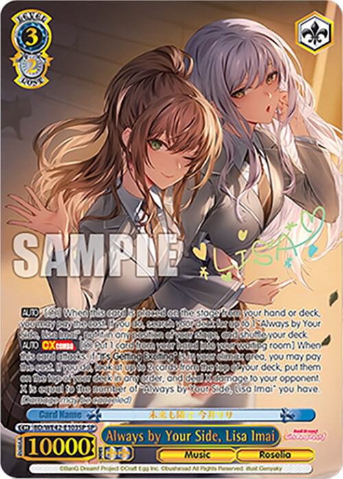 Always by Your Side, Lisa Imai (SP) - [BanG Dream! Girls Band Party! Countdown Collection Premium Booster] | Gear Gaming Fayetteville
