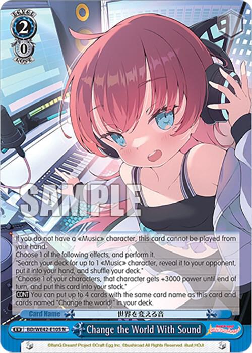 Change the World With Sound - [BanG Dream! Girls Band Party! Countdown Collection Premium Booster] | Gear Gaming Fayetteville