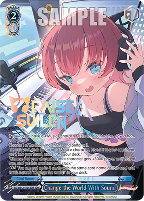 Change the World With Sound (BDR) - [BanG Dream! Girls Band Party! Countdown Collection Premium Booster] | Gear Gaming Fayetteville