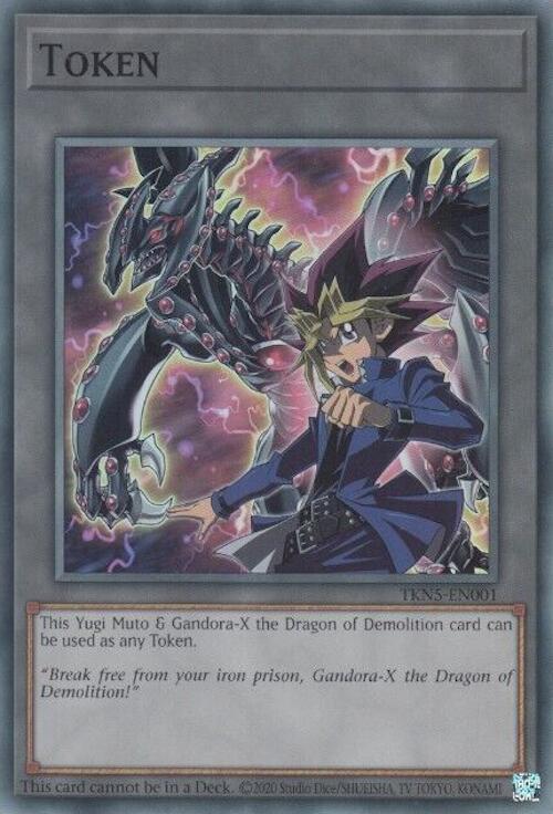 Token: Yugi Muto and Gandora-X the Dragon of Demolition [TKN5-EN001] Super Rare | Gear Gaming Fayetteville