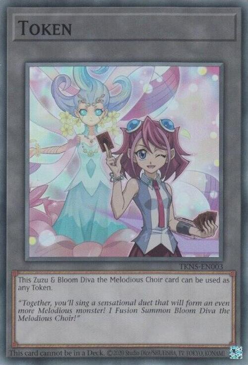 Token: Zuzu and Bloom Diva the Melodious Choir [TKN5-EN003] Super Rare | Gear Gaming Fayetteville