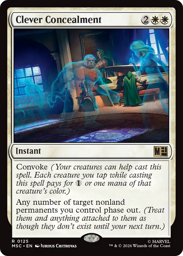 Clever Concealment (Surge Foil) [Marvel Super Heroes Commander] | Gear Gaming Fayetteville