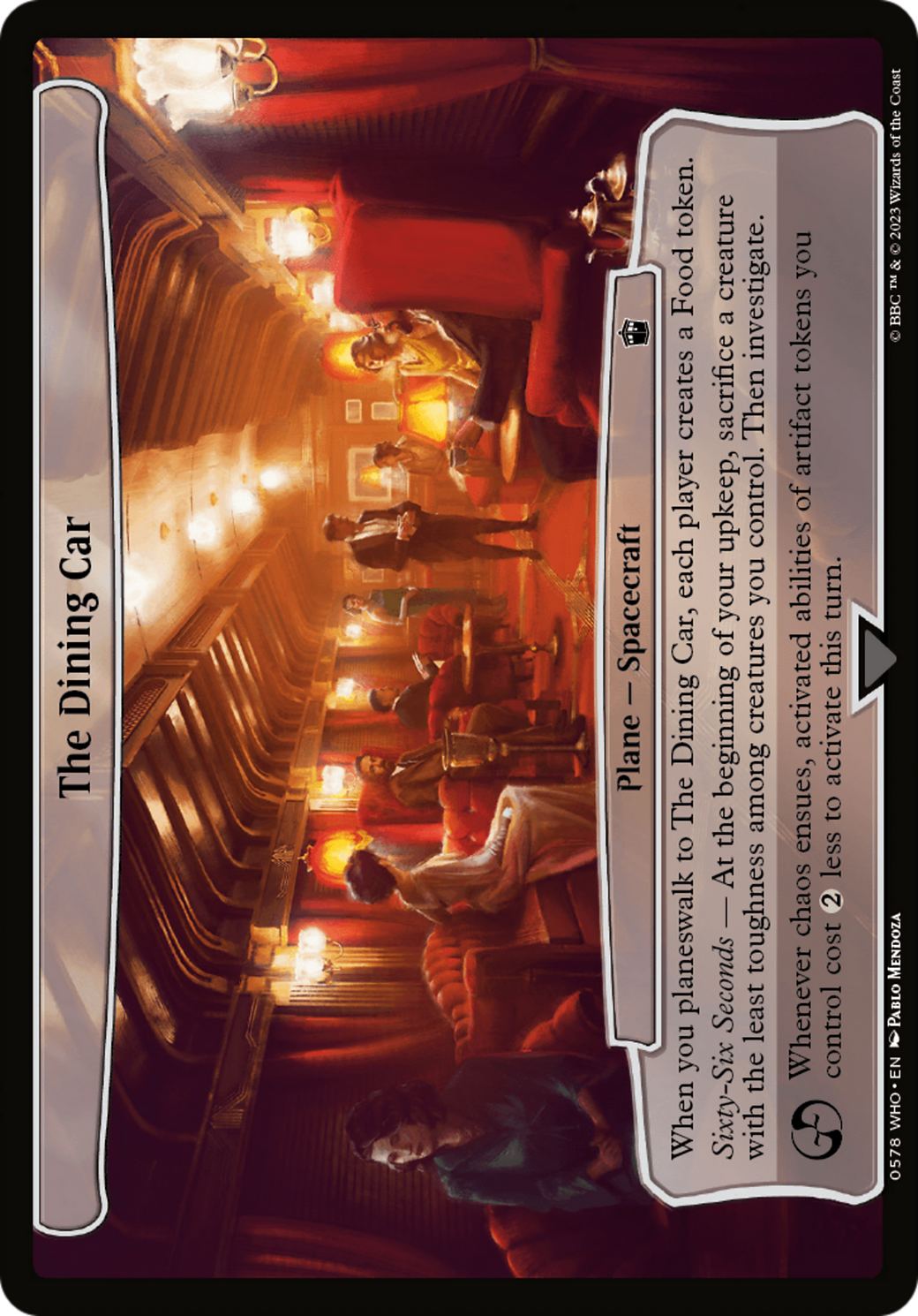 The Dining Car [Doctor Who] | Gear Gaming Fayetteville