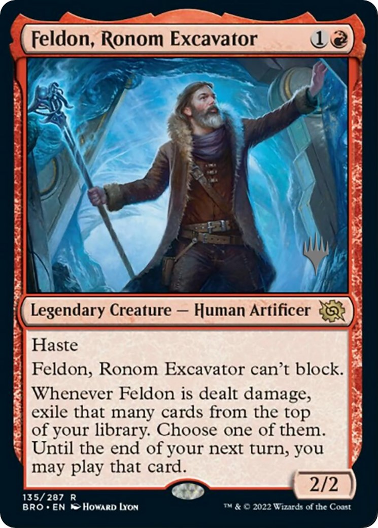 Feldon, Ronom Excavator (Promo Pack) [The Brothers' War Promos] | Gear Gaming Fayetteville