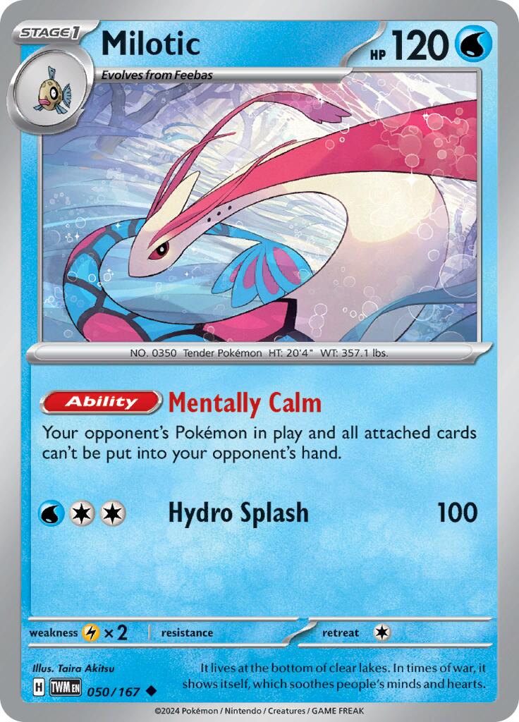 Milotic (050/167) [Scarlet & Violet: Twilight Masquerade] | Gear Gaming Fayetteville