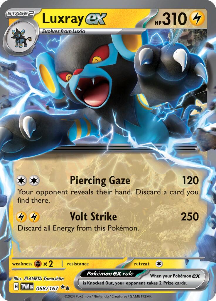 Luxray ex (068/167) [Scarlet & Violet: Twilight Masquerade] | Gear Gaming Fayetteville