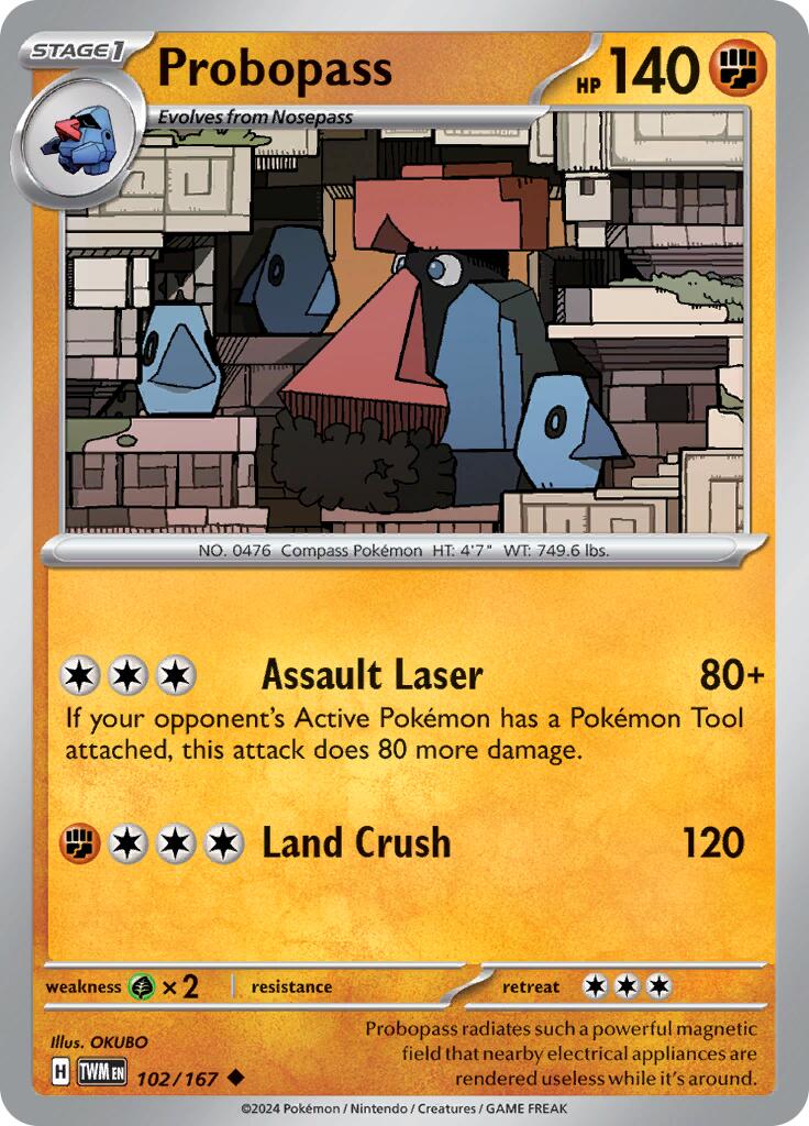 Probopass (102/167) [Scarlet & Violet: Twilight Masquerade] | Gear Gaming Fayetteville