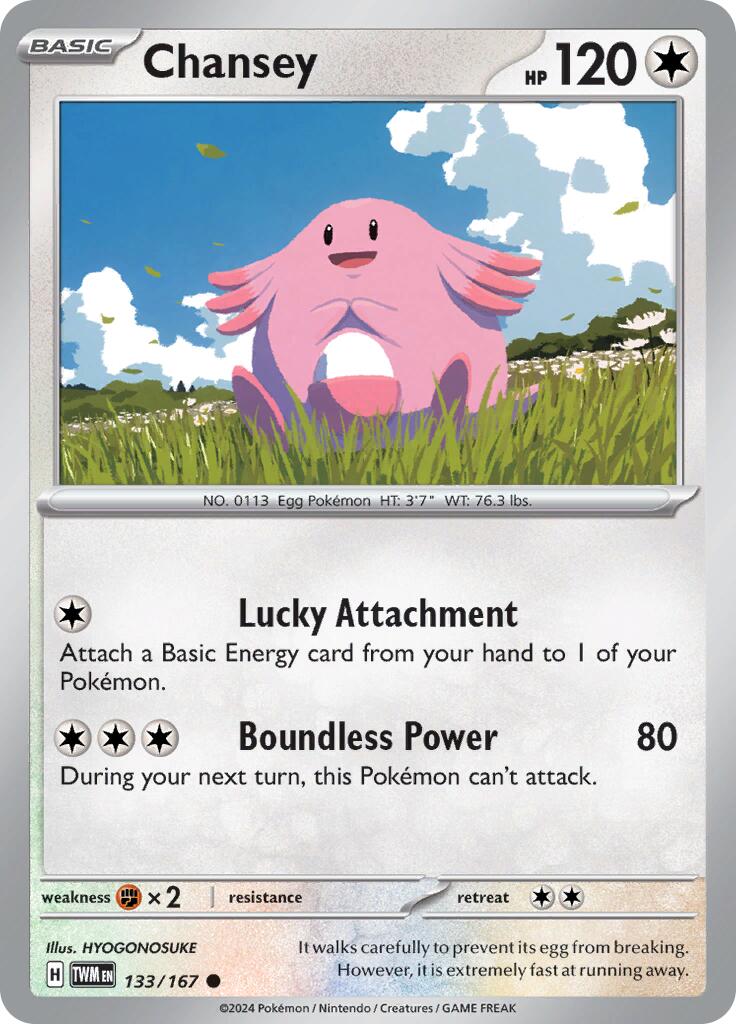 Chansey (133/167) [Scarlet & Violet: Twilight Masquerade] | Gear Gaming Fayetteville