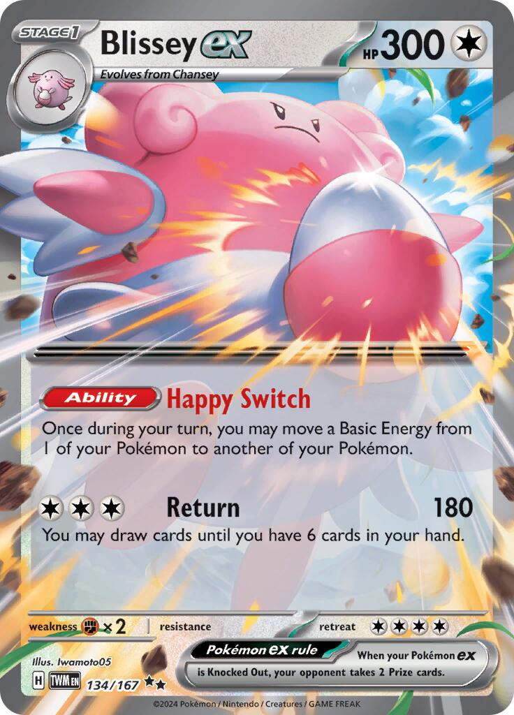 Blissey ex (134/167) [Scarlet & Violet: Twilight Masquerade] | Gear Gaming Fayetteville