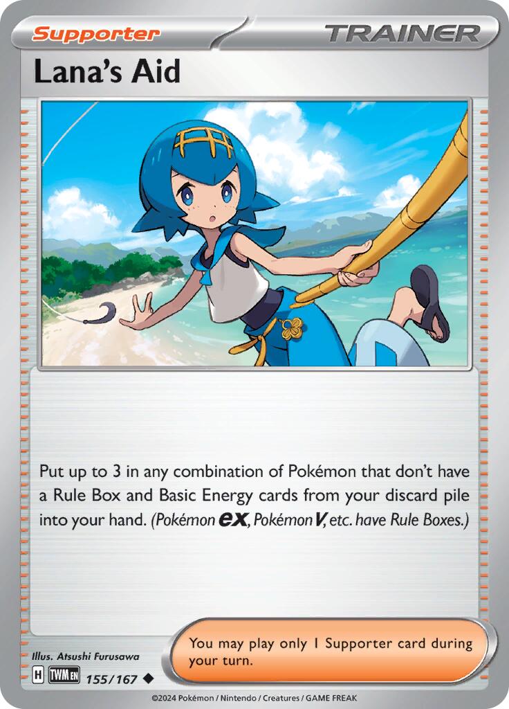 Lana's Aid (155/167) [Scarlet & Violet: Twilight Masquerade] | Gear Gaming Fayetteville