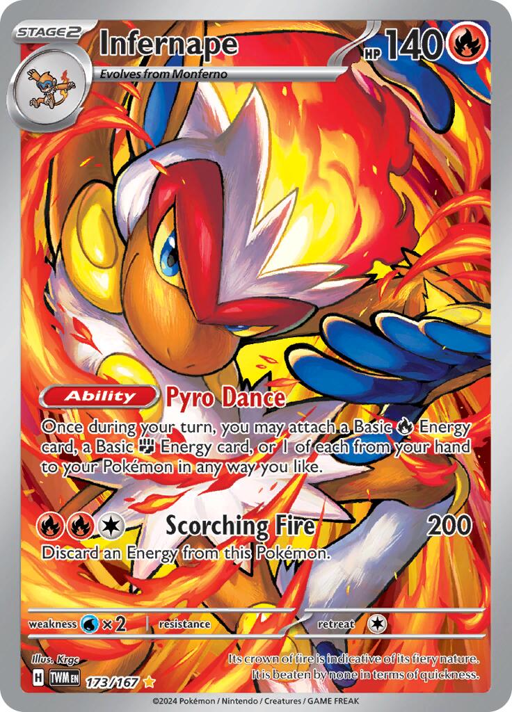 Infernape (173/167) [Scarlet & Violet: Twilight Masquerade] | Gear Gaming Fayetteville