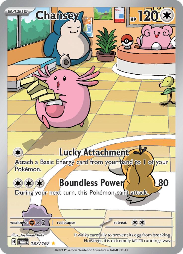 Chansey (187/167) [Scarlet & Violet: Twilight Masquerade] | Gear Gaming Fayetteville