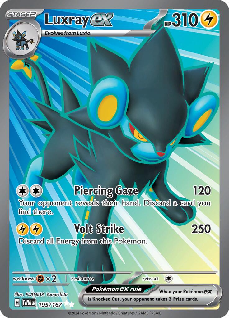 Luxray ex (195/167) [Scarlet & Violet: Twilight Masquerade] | Gear Gaming Fayetteville