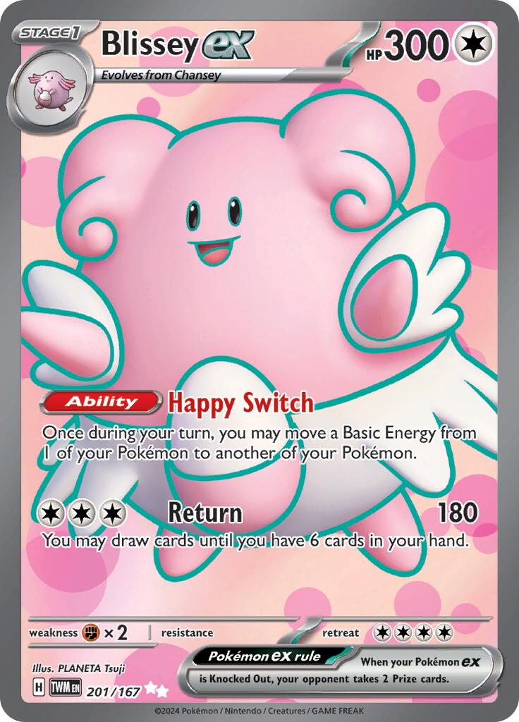 Blissey ex (201/167) [Scarlet & Violet: Twilight Masquerade] | Gear Gaming Fayetteville