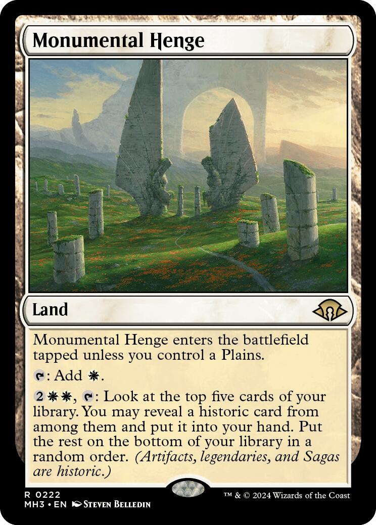 Monumental Henge [Modern Horizons 3] | Gear Gaming Fayetteville