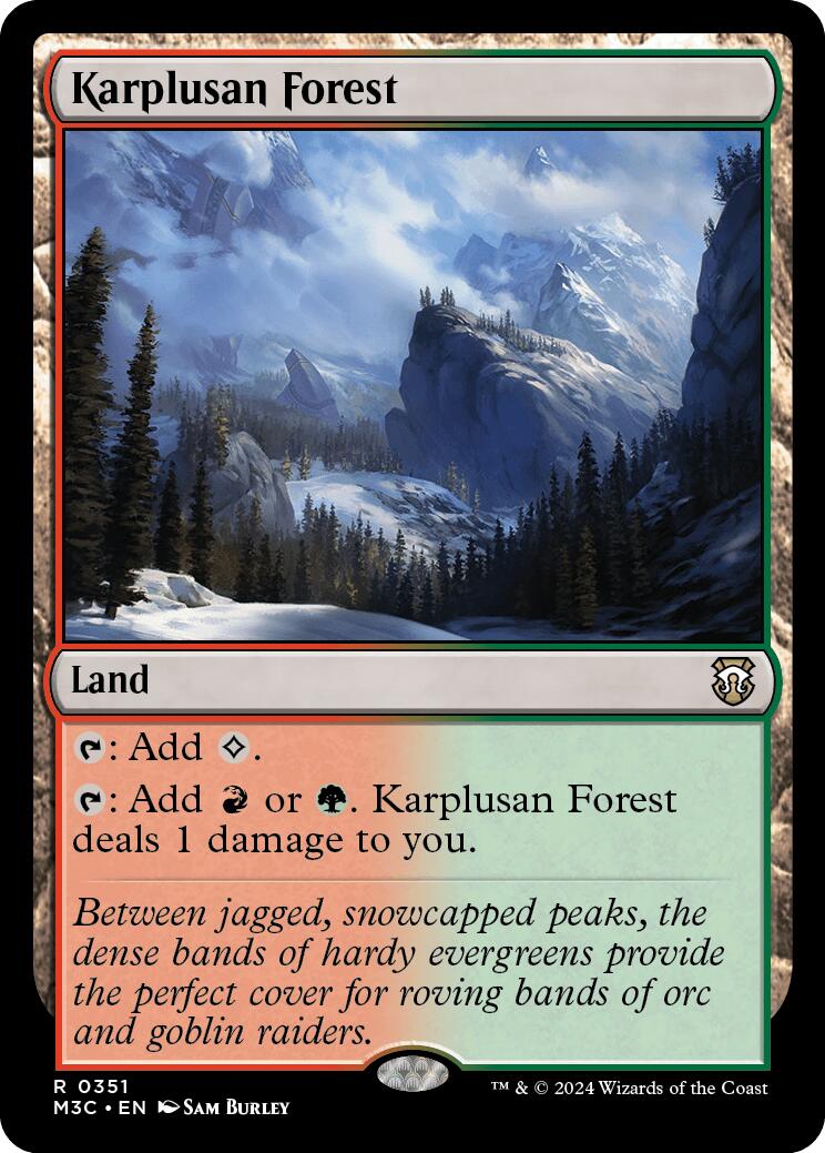 Karplusan Forest [Modern Horizons 3 Commander] | Gear Gaming Fayetteville