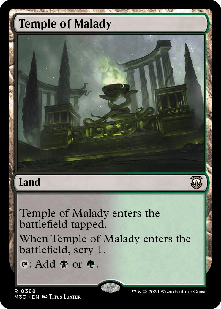 Temple of Malady [Modern Horizons 3 Commander] | Gear Gaming Fayetteville