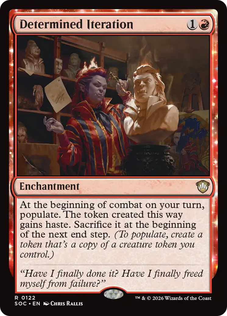 Determined Iteration [Secrets of Strixhaven Commander] | Gear Gaming Fayetteville