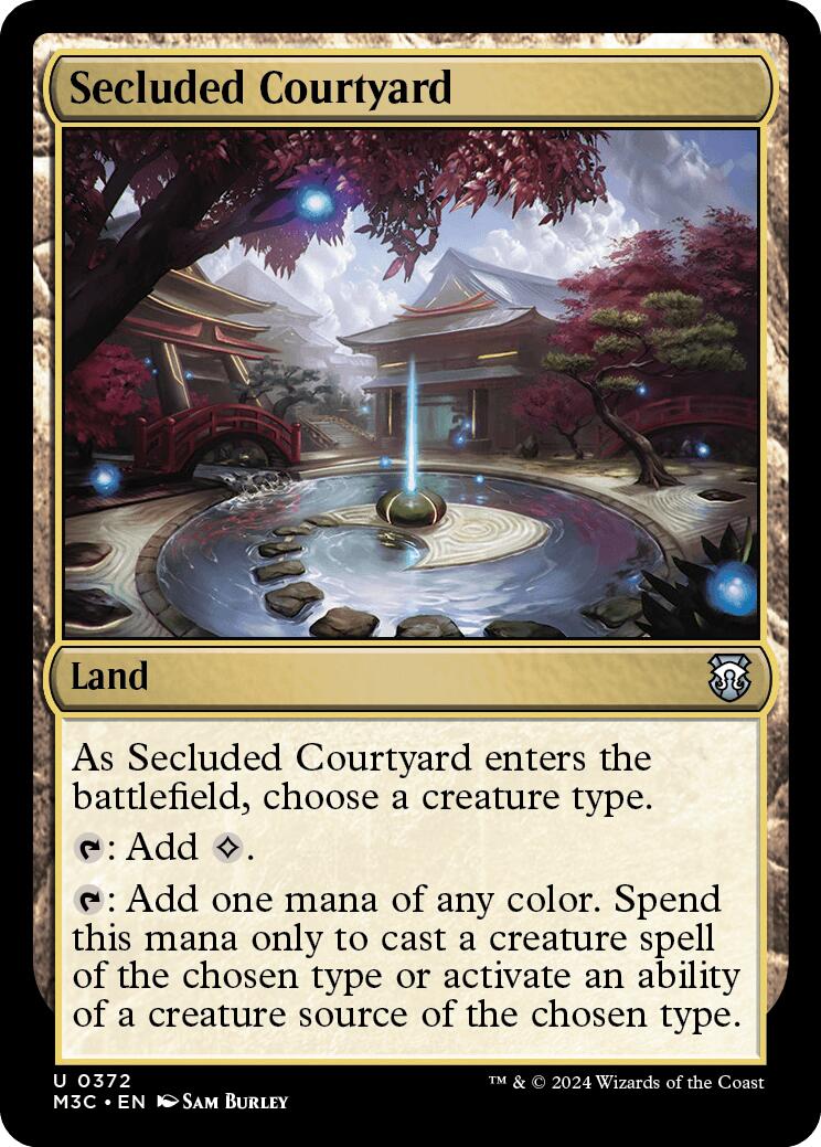 Secluded Courtyard [Modern Horizons 3 Commander] | Gear Gaming Fayetteville