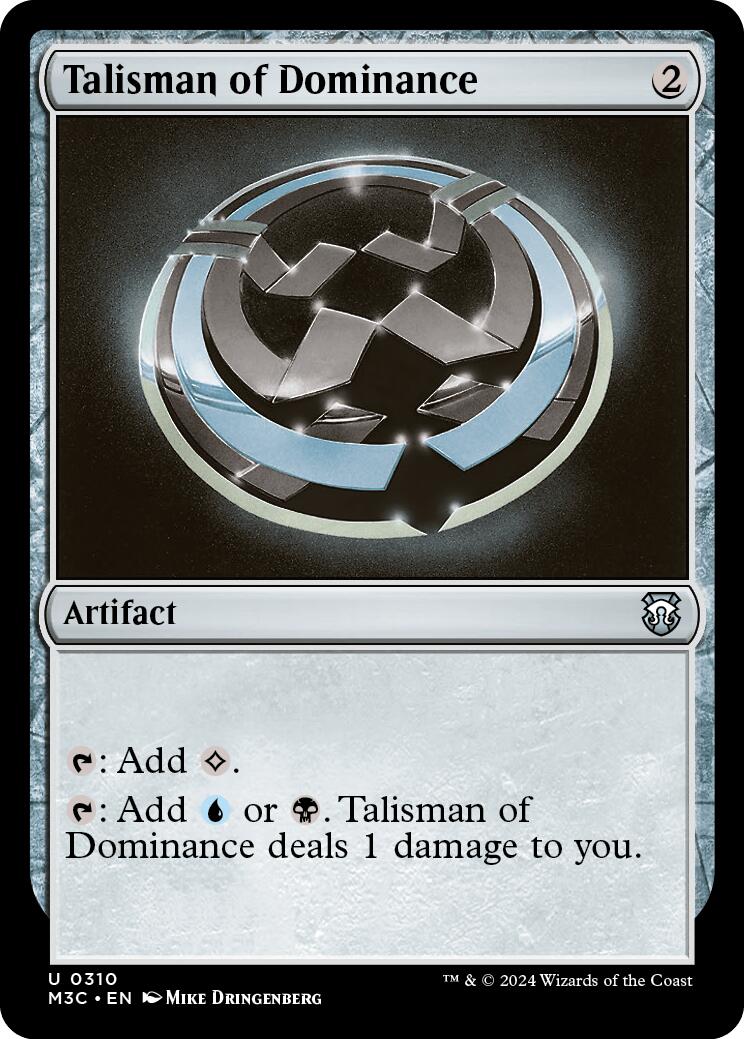 Talisman of Dominance [Modern Horizons 3 Commander] | Gear Gaming Fayetteville