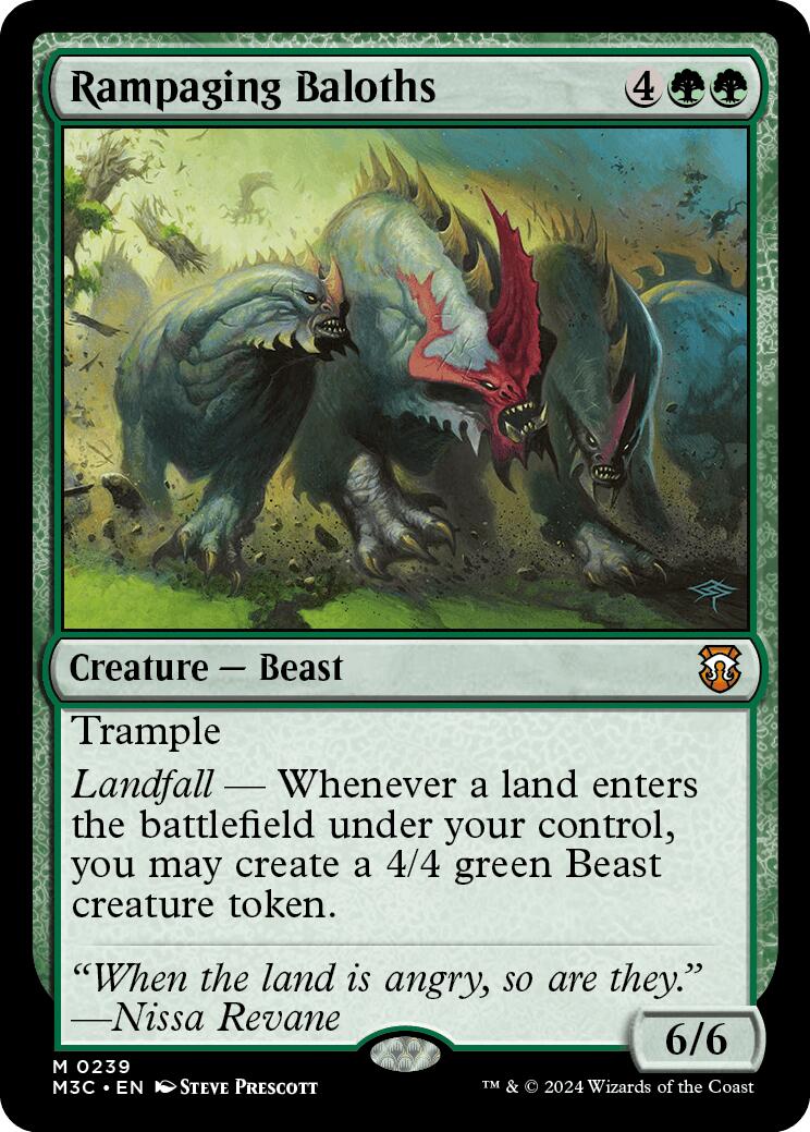 Rampaging Baloths [Modern Horizons 3 Commander] | Gear Gaming Fayetteville