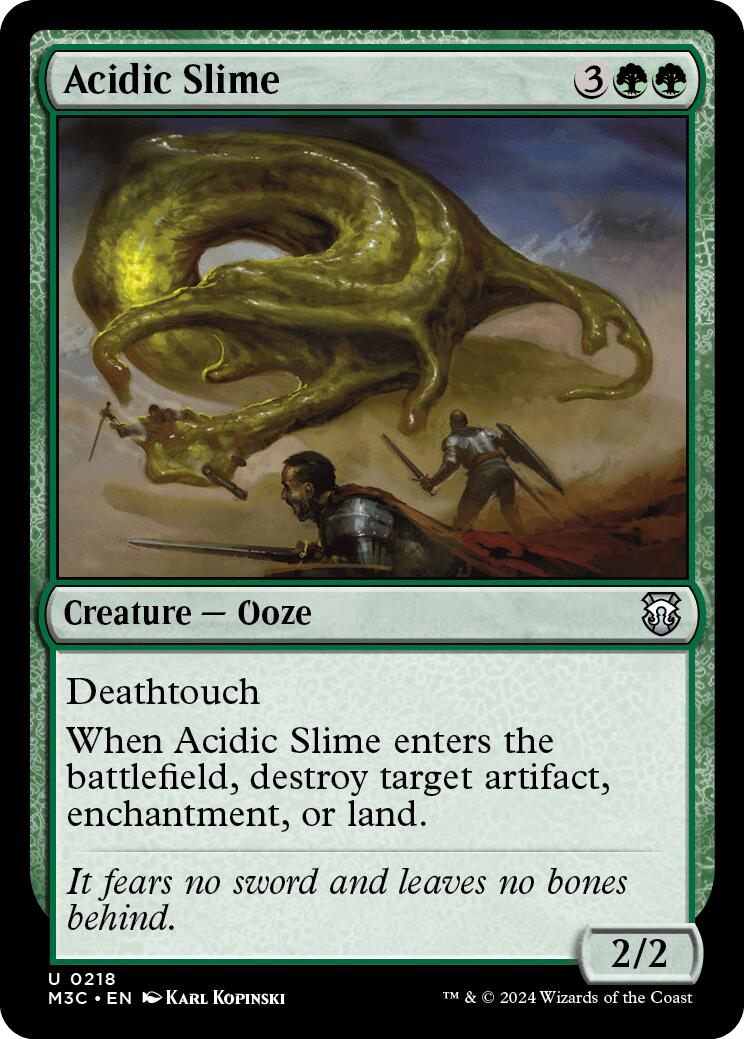 Acidic Slime [Modern Horizons 3 Commander] | Gear Gaming Fayetteville