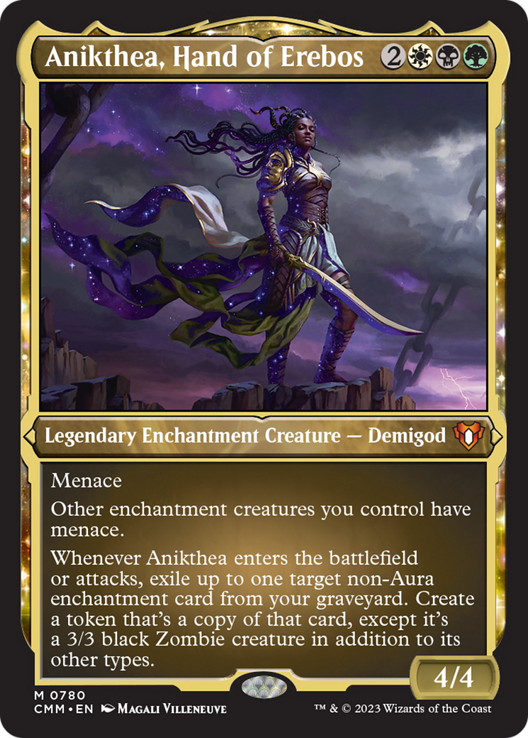 Anikthea, Hand of Erebos (Display Commander) (Foil Etched) [Commander Masters] | Gear Gaming Fayetteville