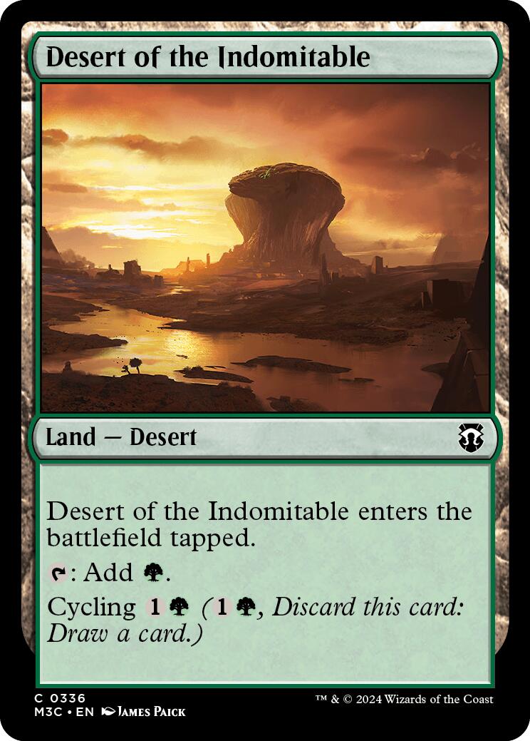 Desert of the Indomitable [Modern Horizons 3 Commander] | Gear Gaming Fayetteville