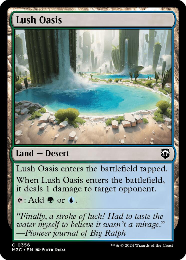 Lush Oasis [Modern Horizons 3 Commander] | Gear Gaming Fayetteville