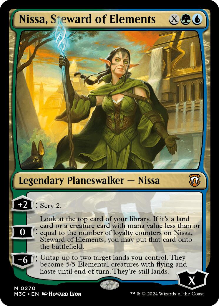 Nissa, Steward of Elements [Modern Horizons 3 Commander] | Gear Gaming Fayetteville