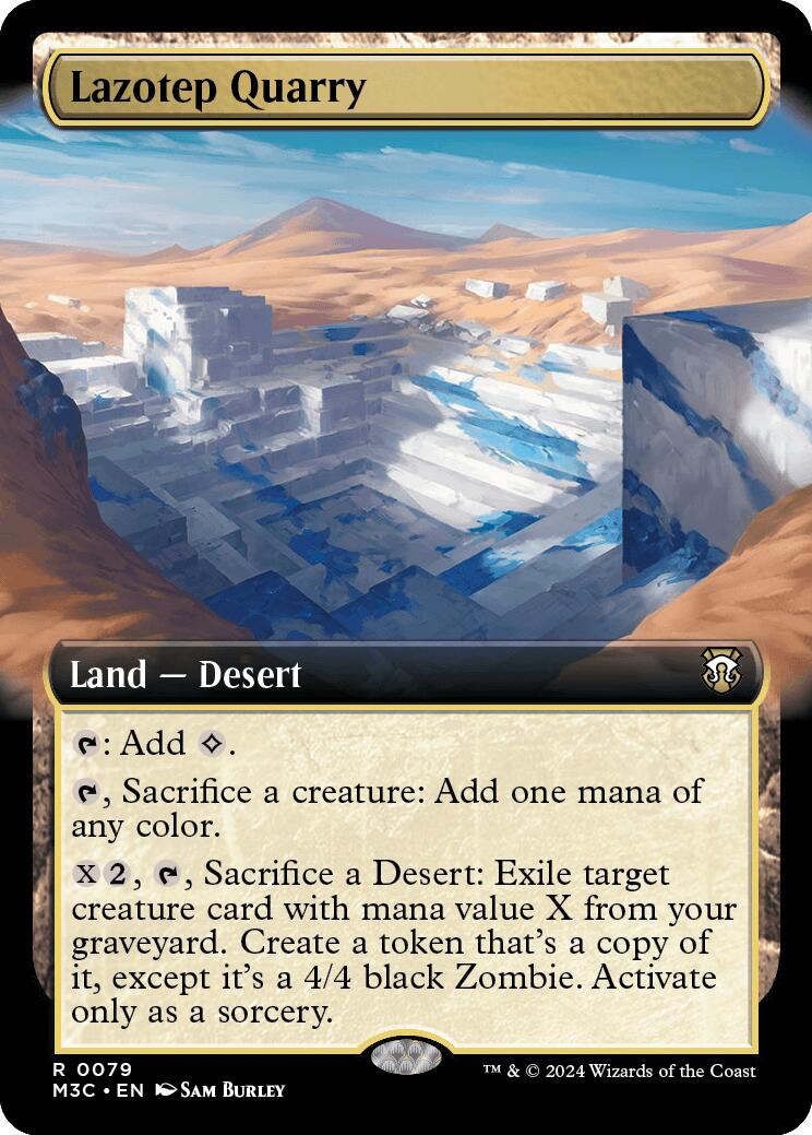 Lazotep Quarry (Extended Art) (Ripple Foil) [Modern Horizons 3 Commander] | Gear Gaming Fayetteville