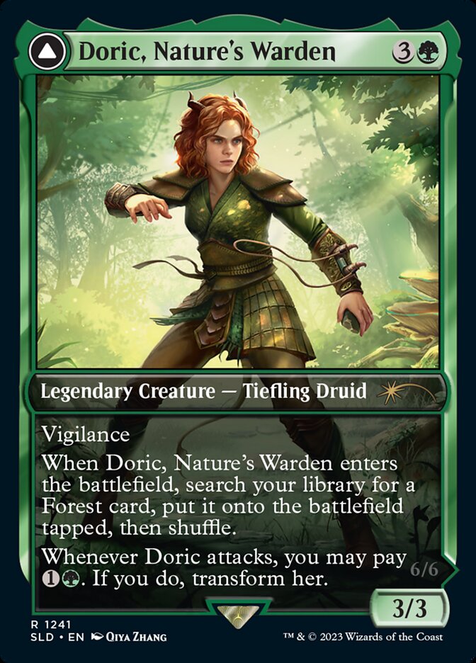 Doric, Nature's Warden // Doric, Owlbear Avenger [Secret Lair Drop Series] | Gear Gaming Fayetteville