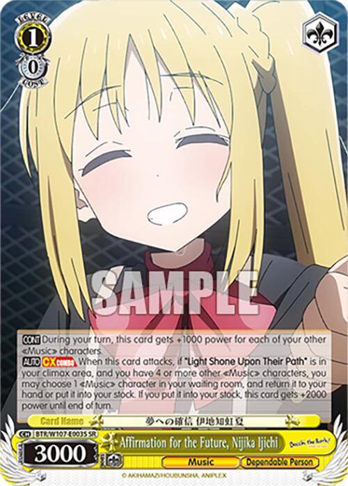 Affirmation for the Future, Nijika Ijichi (SR) - [BOCCHI THE ROCK!] | Gear Gaming Fayetteville