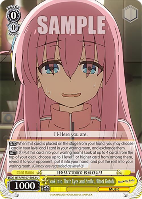 Look Into Their Eyes and Smile, Hitori Gotoh - [BOCCHI THE ROCK!] | Gear Gaming Fayetteville