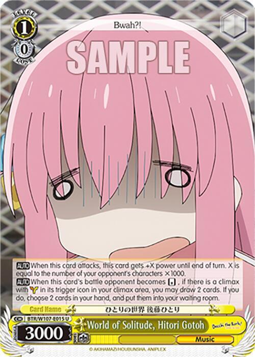 World of Solitude, Hitori Gotoh - [BOCCHI THE ROCK!] | Gear Gaming Fayetteville