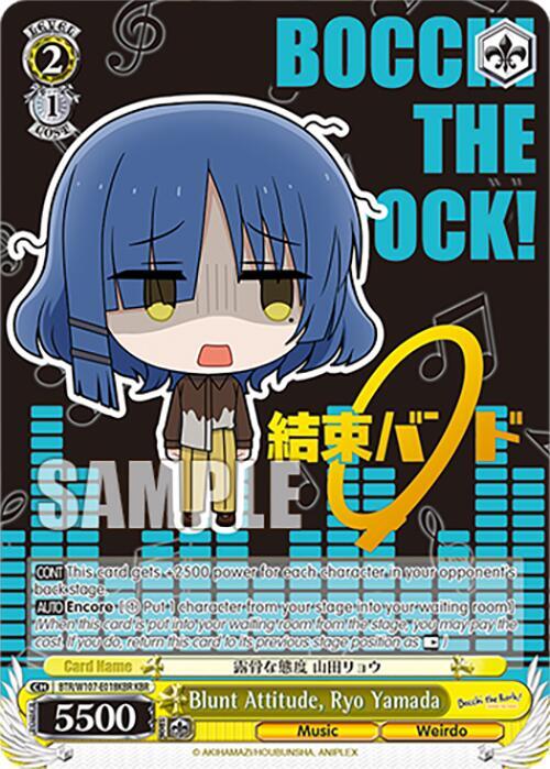 Blunt Attitude, Ryo Yamada (KBR) - [BOCCHI THE ROCK!] | Gear Gaming Fayetteville