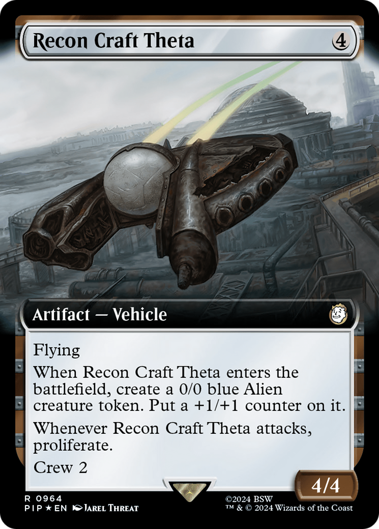 Recon Craft Theta (Extended Art) (Surge Foil) [Fallout] | Gear Gaming Fayetteville