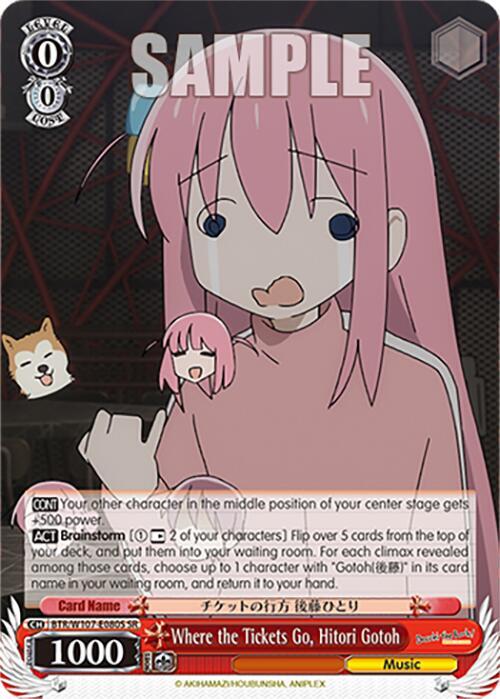 Where the Tickets Go, Hitori Gotoh (SR) - [BOCCHI THE ROCK!] | Gear Gaming Fayetteville