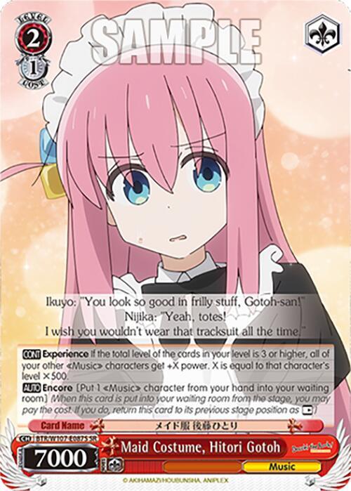 Maid Costume, Hitori Gotoh (SR) - [BOCCHI THE ROCK!] | Gear Gaming Fayetteville