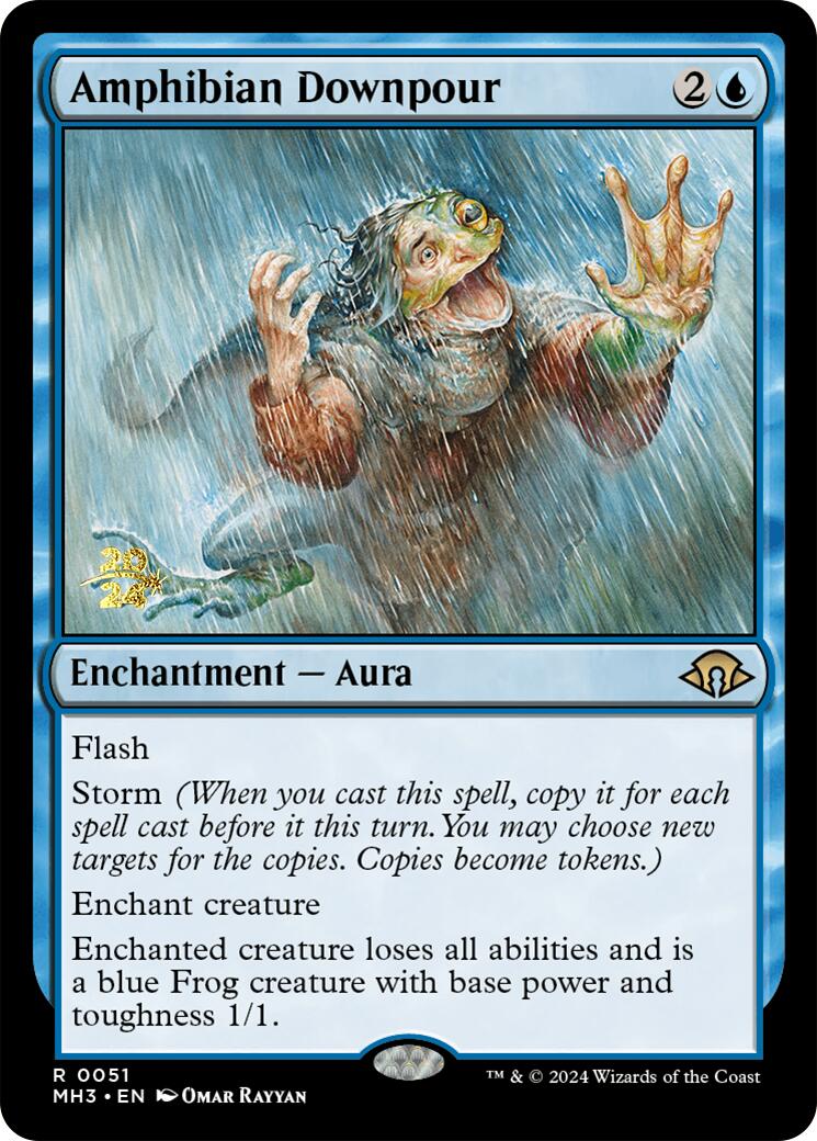 Amphibian Downpour [Modern Horizons 3 Prerelease Promos] | Gear Gaming Fayetteville