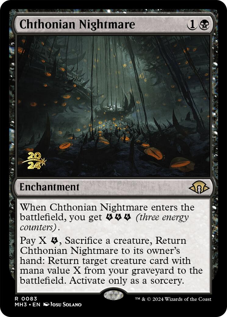 Chthonian Nightmare [Modern Horizons 3 Prerelease Promos] | Gear Gaming Fayetteville