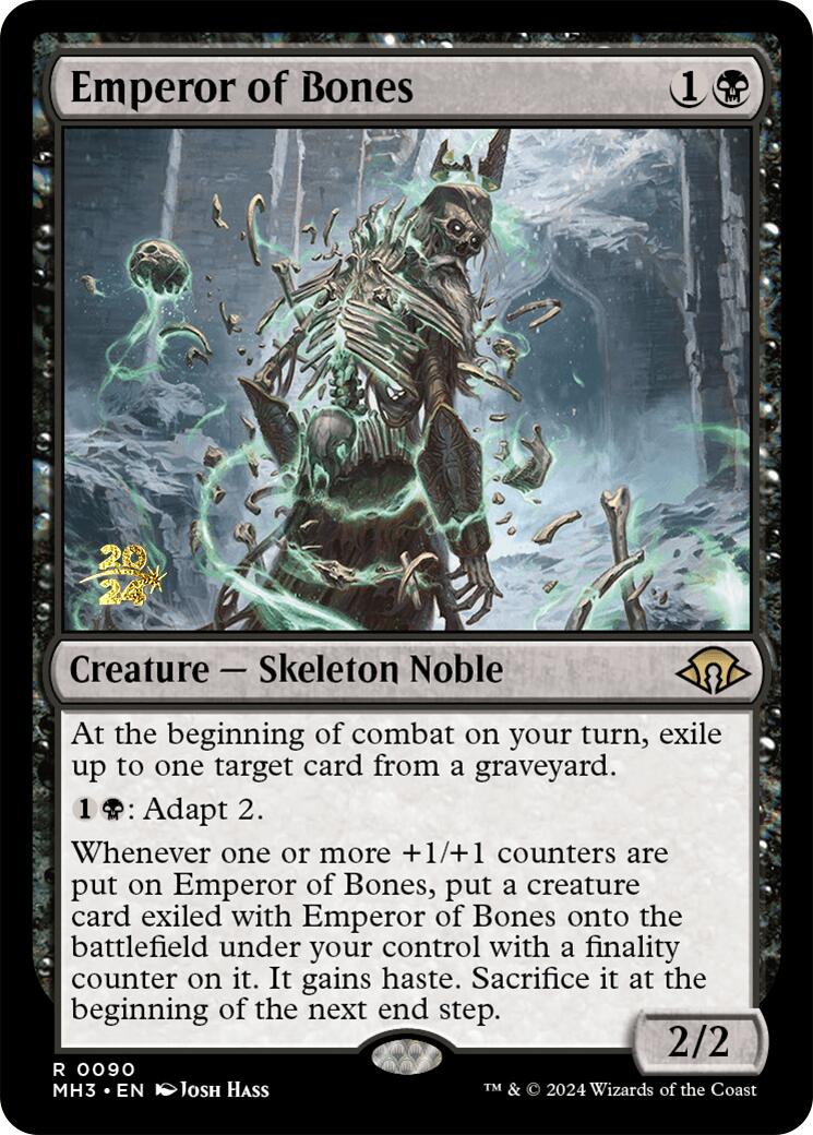 Emperor of Bones [Modern Horizons 3 Prerelease Promos] | Gear Gaming Fayetteville