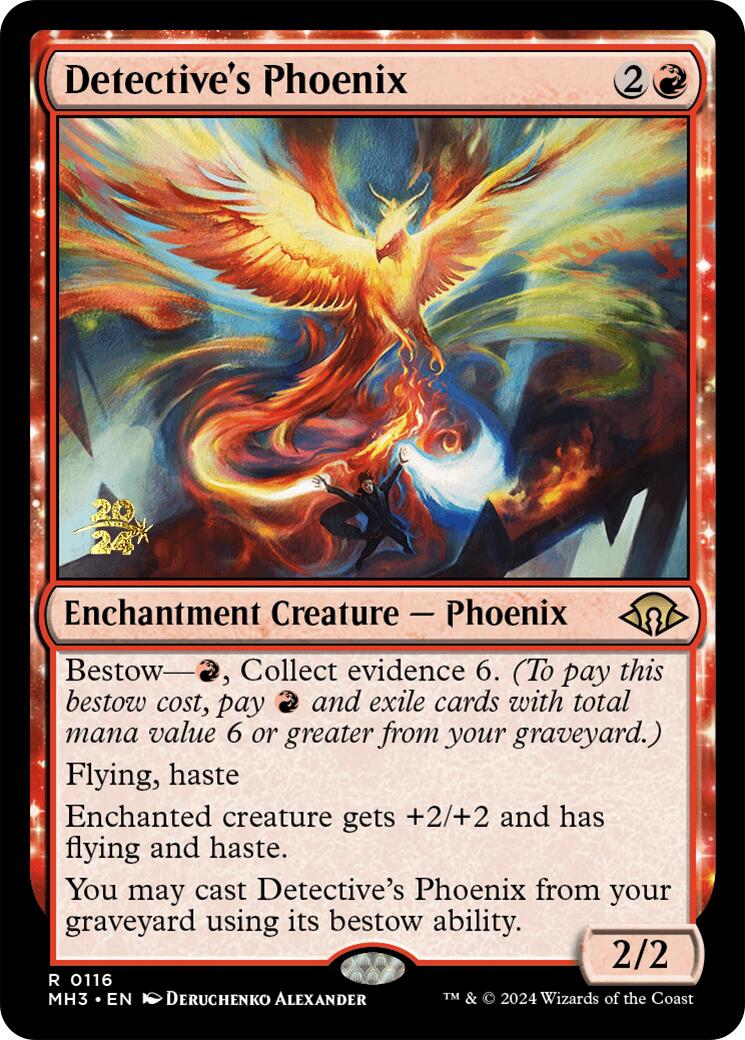 Detective's Phoenix [Modern Horizons 3 Prerelease Promos] | Gear Gaming Fayetteville