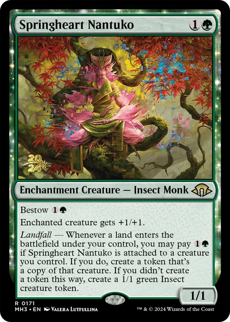 Springheart Nantuko [Modern Horizons 3 Prerelease Promos] | Gear Gaming Fayetteville