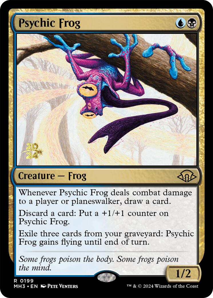 Psychic Frog [Modern Horizons 3 Prerelease Promos] | Gear Gaming Fayetteville